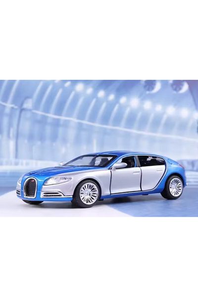 rexa Bugatti Galibier Race Car Model Diecast Vehicles Metal Christmas Blue