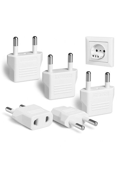 Blooming Plus American Type Socket Converter Plug Converter Adapter Apparatus 2 Pieces