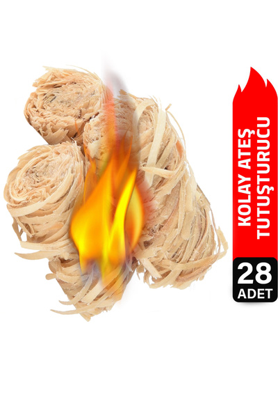 Jo Moyner Şömine Ve Mangal Tutuşturucu 28 Adet - Jel Ve Çıra Alternatifi Doğa...