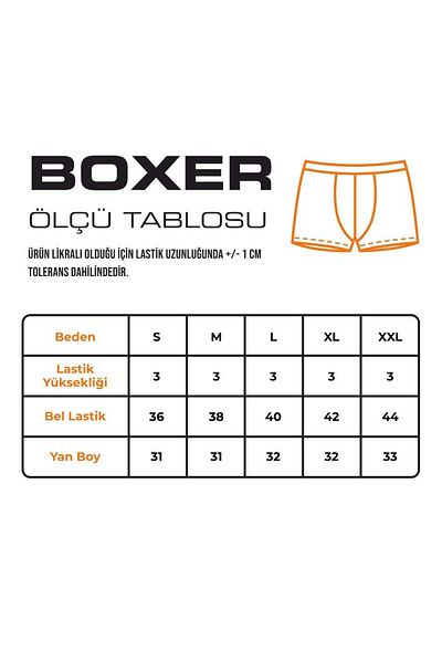 TABANÇORAPLARI BELİNO ΑΝΔΡΙΚΟ ELASTAN BAMBU BOXER 3 ΣΥΣΚ