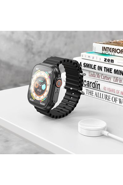 Borofone SmartWatch 1.96" Call Social Heart Rate Music Control Sleep Wireless Sport IP67 Protection