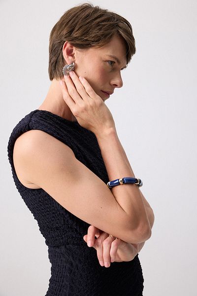 Touché Privé Gold Detail Thin Bone Bracelet