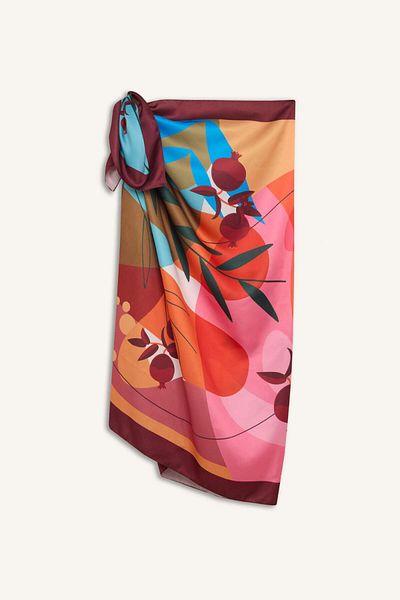 DeFacto Patterned Satin Pareo F1465Axns