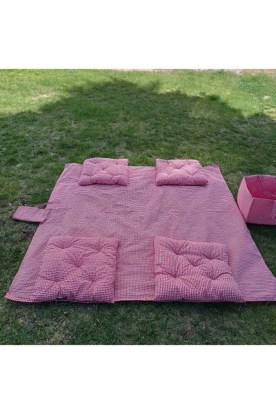 Arya Tekstil Picnic Set 7 Pieces with Basket..
