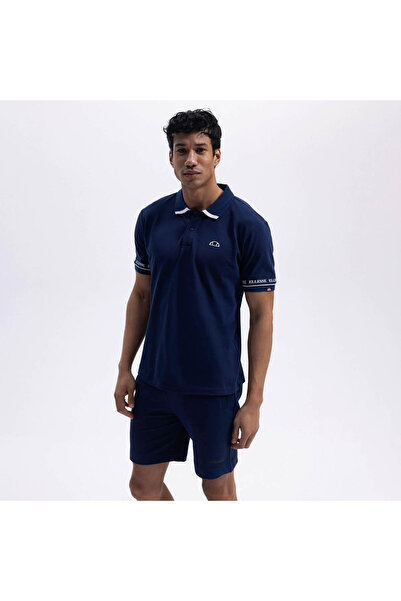 Ellesse Men's Navy Blue Polo Neck T-Shirt – Em375-Nv