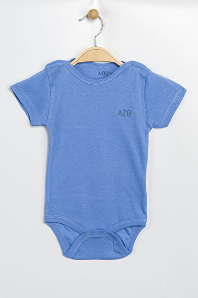 Aziz Bebe Erkek Kız Bebek Çıtçıtlı % 100 Pamuk Body & Zıbın