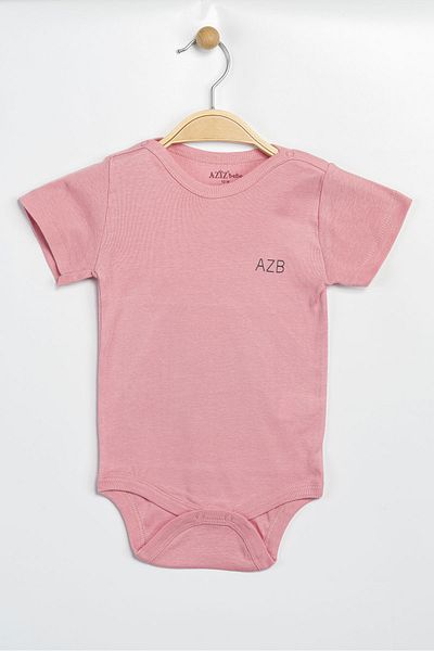 Aziz Bebe Baby Boy Girl 100% Cotton Bodysuit & Bodysuit with Snap Fasteners