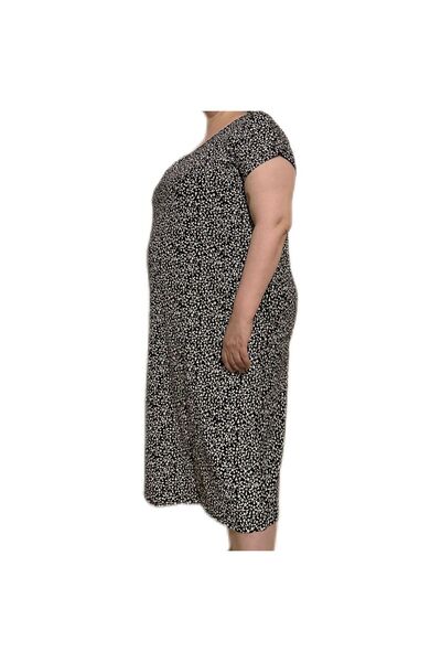 İpek Women's Short Sleeve Plus Size 100% Cotton Nightdress/Dress