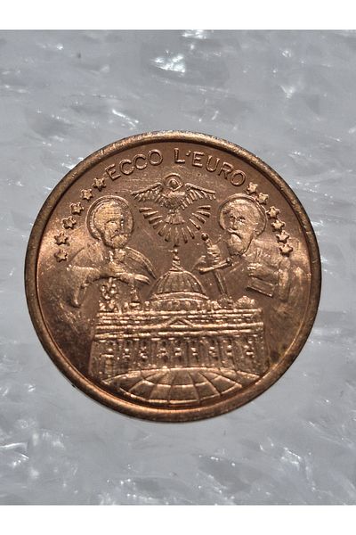 Edi Antik Pope Johannes Paulus Medal 2.5cm Dia. Souvenir Medal