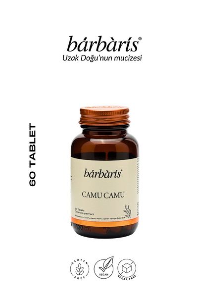 Barbaris Camu Camu Tablets 60 Antioxidant