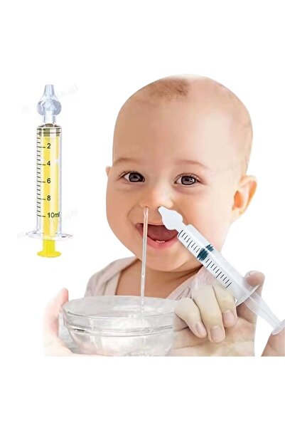 Go İthalat 10ml Burun Temizleme Şırıngası - Yeniden Kullanılabilir Manuel Beb...