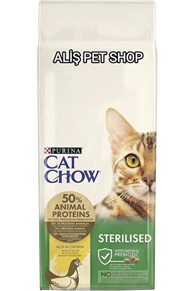 Cat Chow Purina Kısırlaştırılmış Tavuklu Kedi Maması 15 Kg