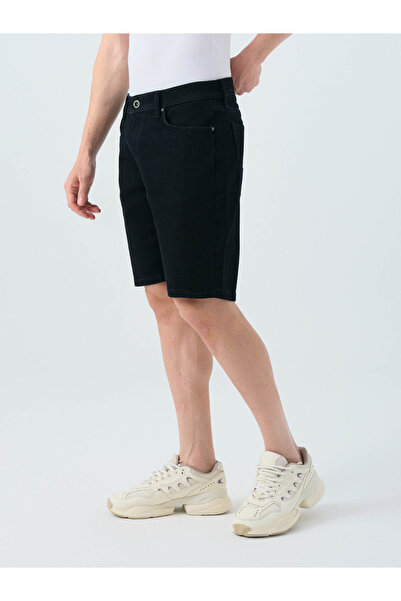 Loft Slim Fit Siyah Erkek Şort LF2039100