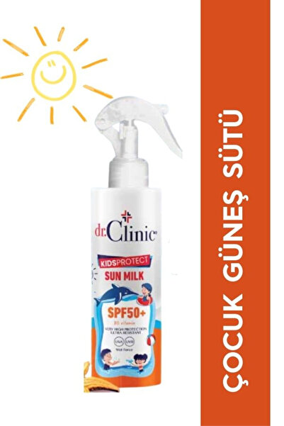 Dr. Clinic Dr.Clinic SPF 50 Faktörlü Çocuk Güneş Sütü 150 ml