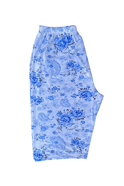 urumbay 3'lü Kadın Penye Diz Üstü Desenli Şort 2XL