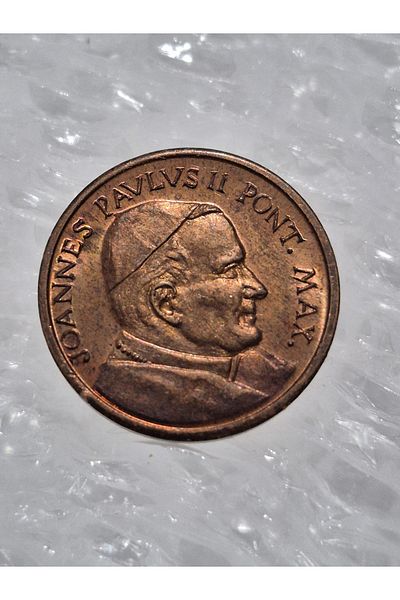 Edi Antik Pope Johannes Paulus Medal 2.5cm Dia. Souvenir Medal