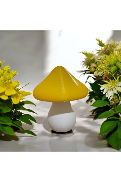 ALCAN D SARI DEKORATİF MANTAR LAMBA