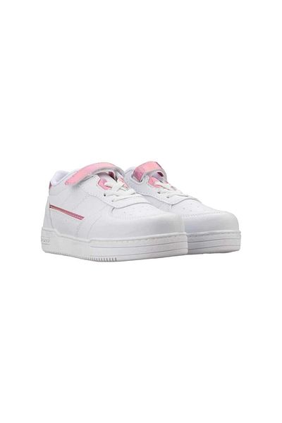 Liger Shiny Stone Detailed Girl's Sports Shoes - WHITE POWDER