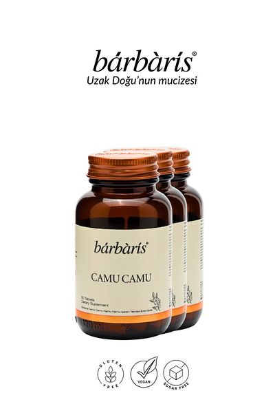 Barbaris Camu Camu Tablets 180 Antioxidant*3 Pack