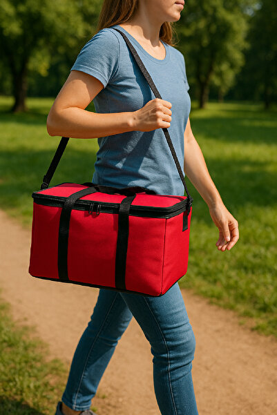 Stars Alüminyum Folyo Kaplı Termal Kurye Motosiklet Fast Food Çantasıölçüleri : 40 *25 *20