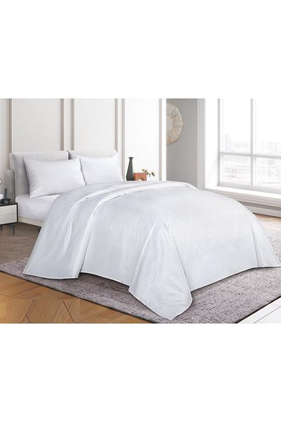 HOURS Horse Comforter Set for One Person, Luxury International Hotels, with Movable Filling, 5 Pieces, HOTEL-006