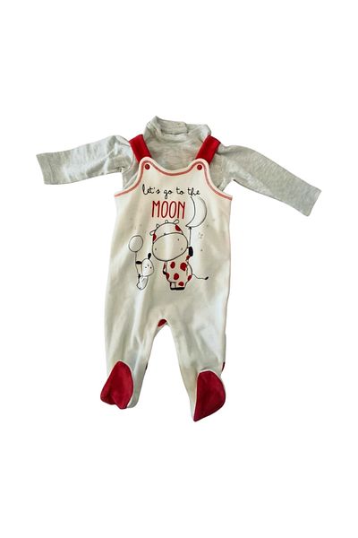 Chicco Children's set consisting of jumpsuit and long-sleeved blouse, Chicco, size 62