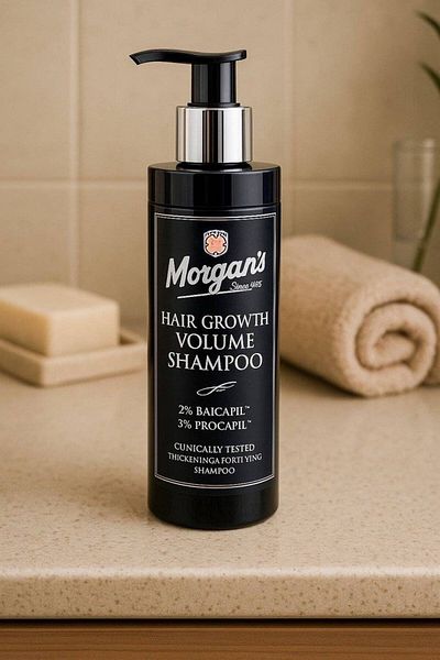 Morgan's Pomade Hair Growth Volume Shampoo - Anti-Hair Loss Renewing Shampoo 250 ml