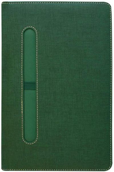 STOREMAX Muartshop Hkj-1808-Yes Thermo Faux Leather Notepad, Green 871301