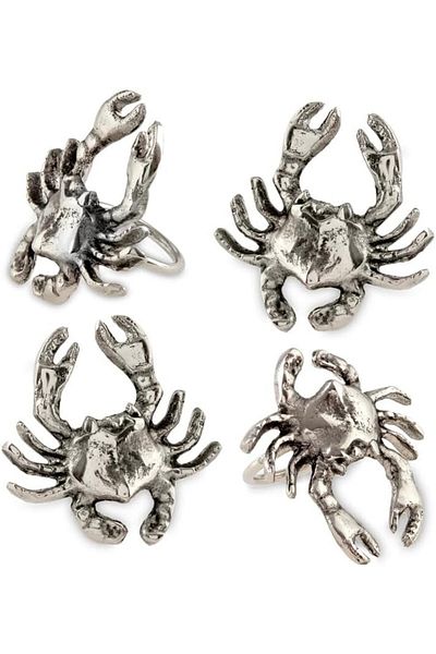 STOREMAX Ntwork Deep Sea Crab 4 Pcs Napkin Ring Art 1087243