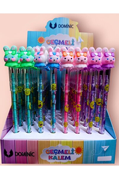 izmir yazici servis Cute Rabbit Laying Pencil Set of 12 Gift Birthday