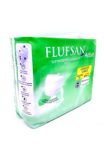 Flufsan Adult Diapers Large Size – 14 Diapers