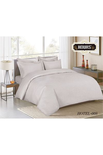HOURS Horse Comforter Set for Two, Luxury Hotels, International, with Movable Filling, 7 Pieces, HOTEL-008