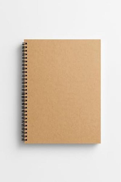 STOREMAX Muartshop Promotional Striped Spiral Notebook, A5 Size (15X21 cm), 60 Sheets, 90Gr. Ivory Paper, O