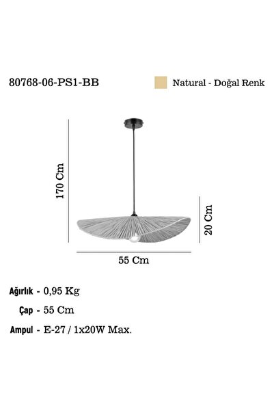 LUCEA GRASSE 06 HASIR AVİZE