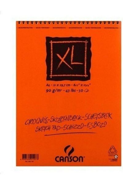 STOREMAX Muartshop Croquis XL Album 90Gr Spiral Top A4 50Yp Painting and Drawing Blocks 871301