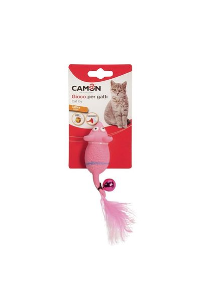 Camon Cat Toy - Latex Mice with Bell and Squeaker