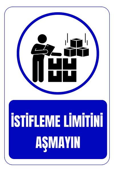 Girl Power 35 X 50 Do Not Exceed Stacking Limit Warning Sign Foil Print on 3mm Decota