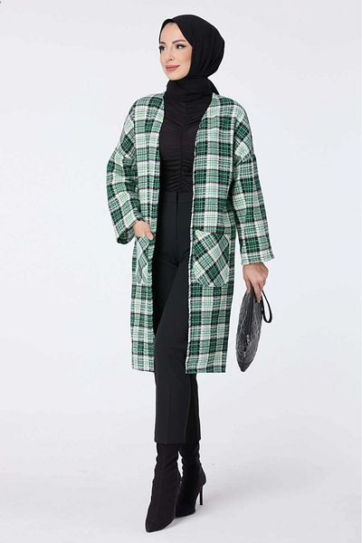 DAS KLEID Green Trench Cap