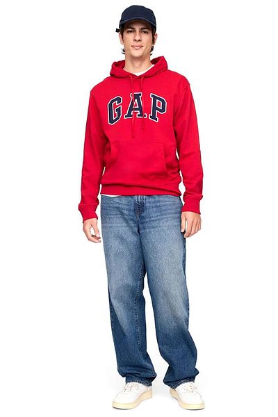 GAP سويت شيرت أحمر رجالي (رمز الموديل: 868460007)