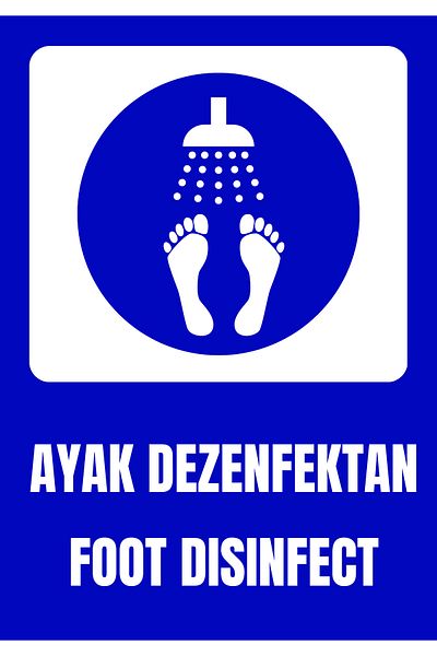 Girl Power 35 X 50 Foot Disinfectant Area Warning Sign 3 mm Foil Printing on Decota