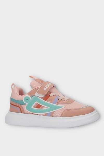 Liger Pudra - Children's Lace-Up and Velcro Sneakers