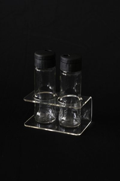 Etka Dizayn Antares - 2-Piece Spice Rack Set, 2-Piece Spice Rack Set with Acrylic Stand