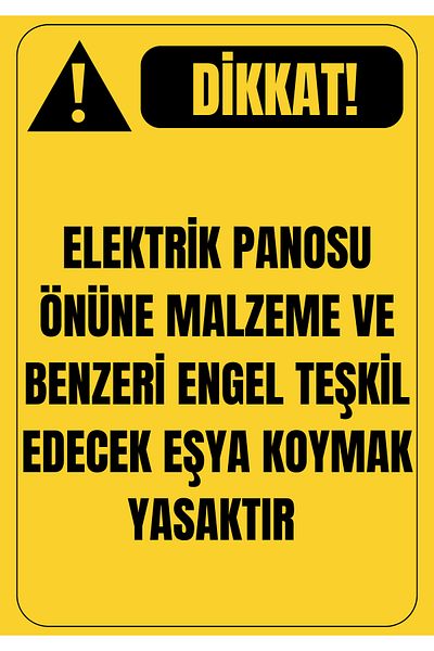 Girl Power 35 X 50 Power Board Front Prohibited to Put Materials Warning Sign 3 mm Foil Printing on Decota
