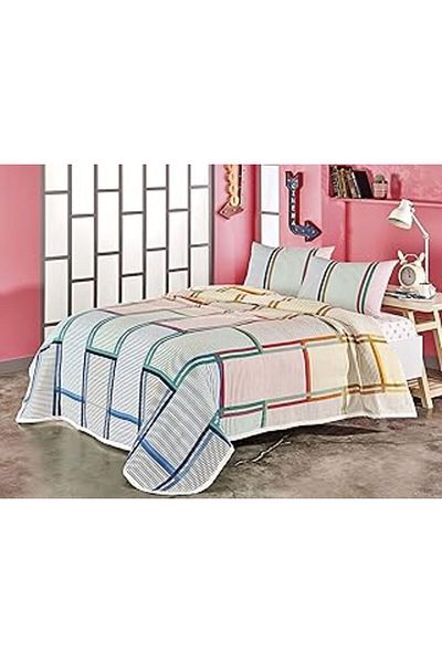 Mu Art Ahşap Taç 60249677 single person bedding set, red