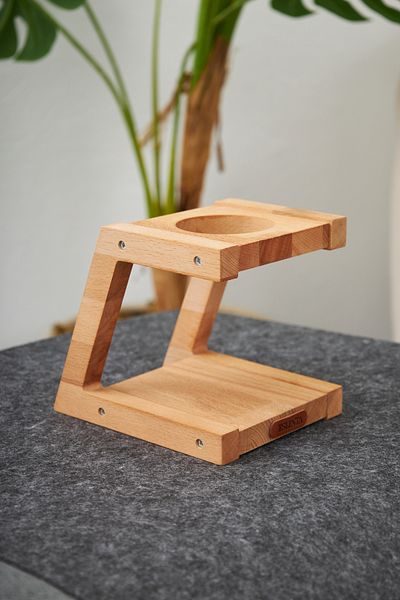 ESLENTA Wooden Disassembled Filter Coffee Brewing Stand