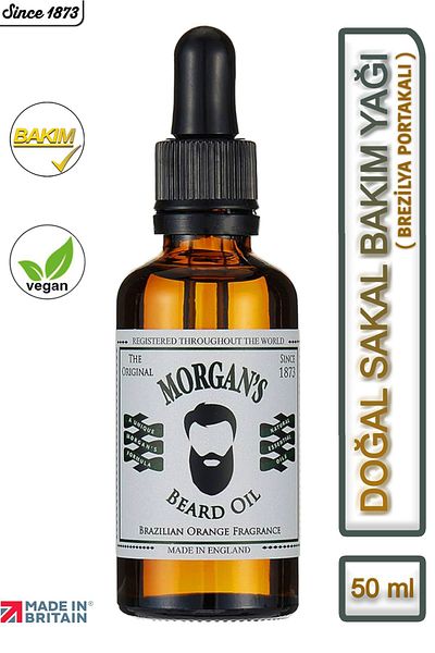 Morgan's Pomade Morgan's Beard Oil - 50ml Orange Extract Brazilian Beard Oil