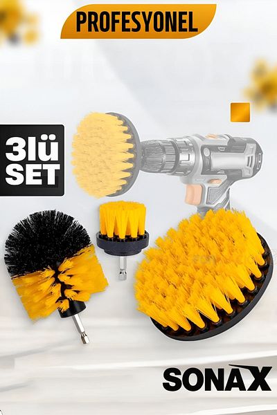 Transformacion Drill Brush - Drill Bit Mounted Brush Set - Professional Cleaning Brushes 721685