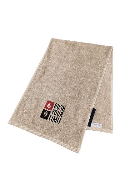 denizlicotton Embroidered Sports Towel Cotton, Anti-Bacterial, Sweat-Absorbent Fitness Plates Boxing Tennis Sports Towel