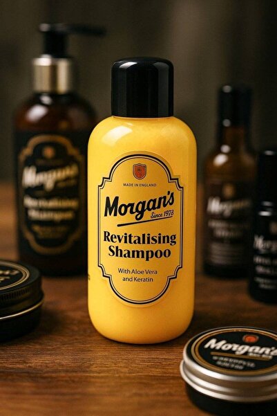 Morgan's Pomade شامبو الكيراتين المنشط من مورجان - منعش، عبوة ريترو، 250 مل