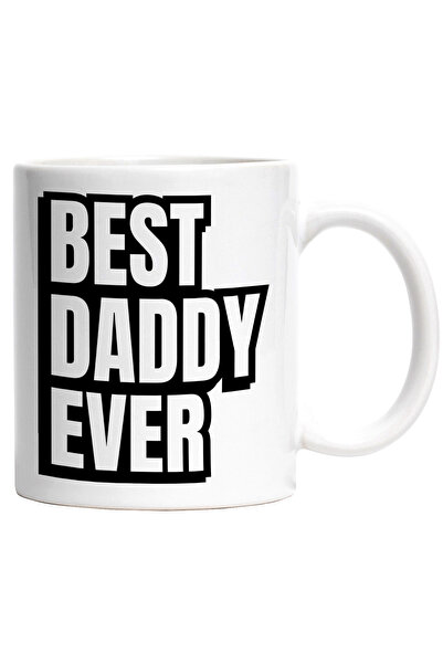 StoryGift Romania Cana cu Mesajul in Engleza Best Daddy Ever, Cel Mai Bun Tat...